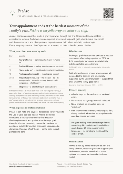 Preview of Professional one-pager